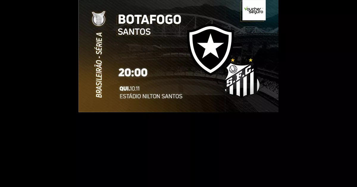 Ingressos Botafogo x Santos tem entrada de graça com direito a acompanhante! Entenda