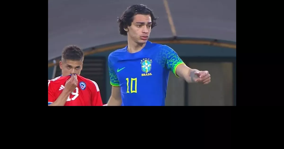 Matheus Nascimento perde pênalti em derrota da Seleção Sub-20 