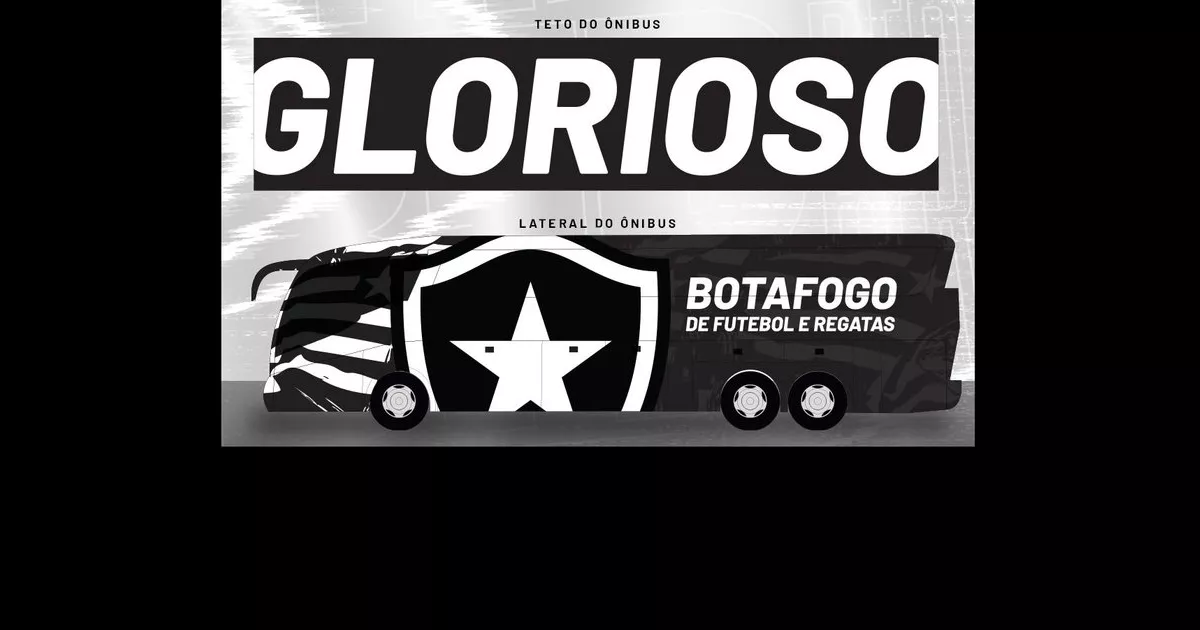 Layout do novo ônibus do Botafogo é definido