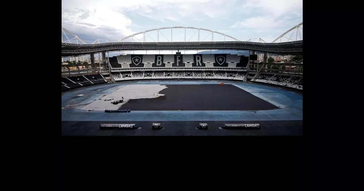 Como andam as obras no Estádio Nilton Santos?