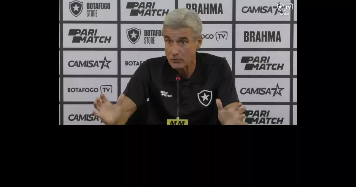 Veja coletiva de Luís Castro após Botafogo 2×0 América-MG
