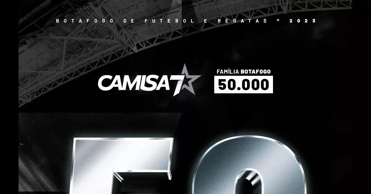 Botafogo ultrapassa a marca de 50 mil sócios