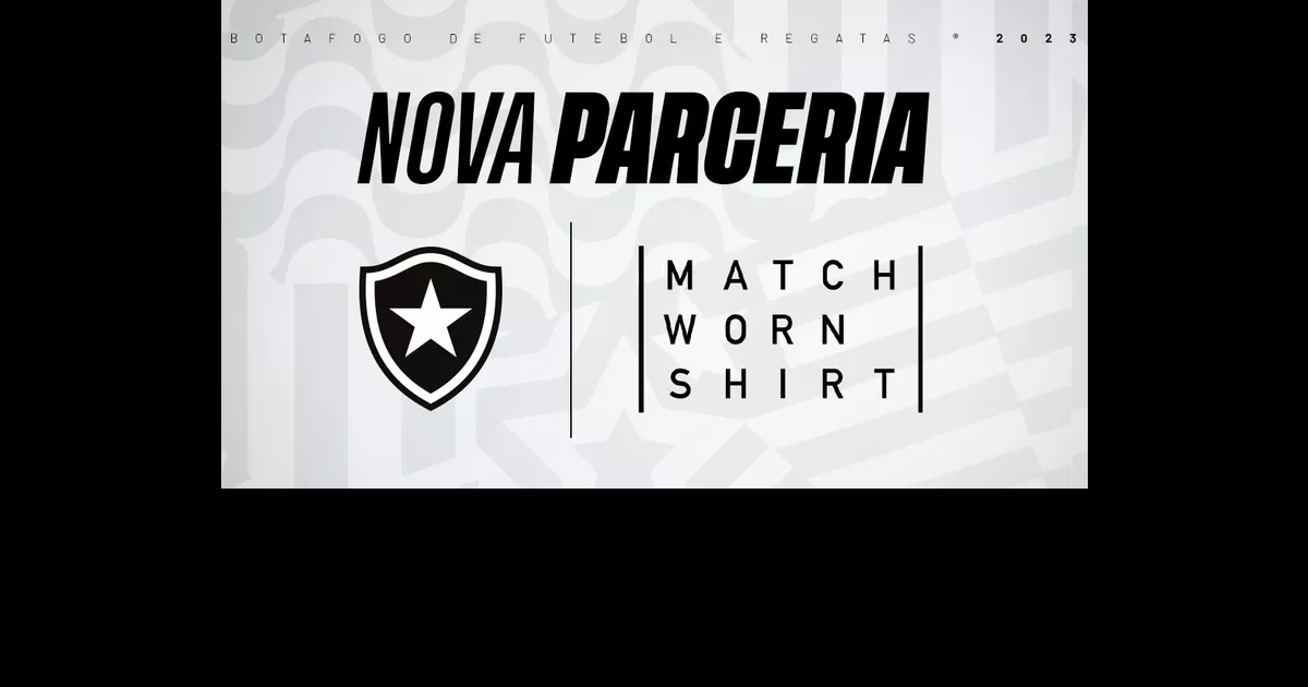 Botafogo fecha parceria com MatchWornShirt