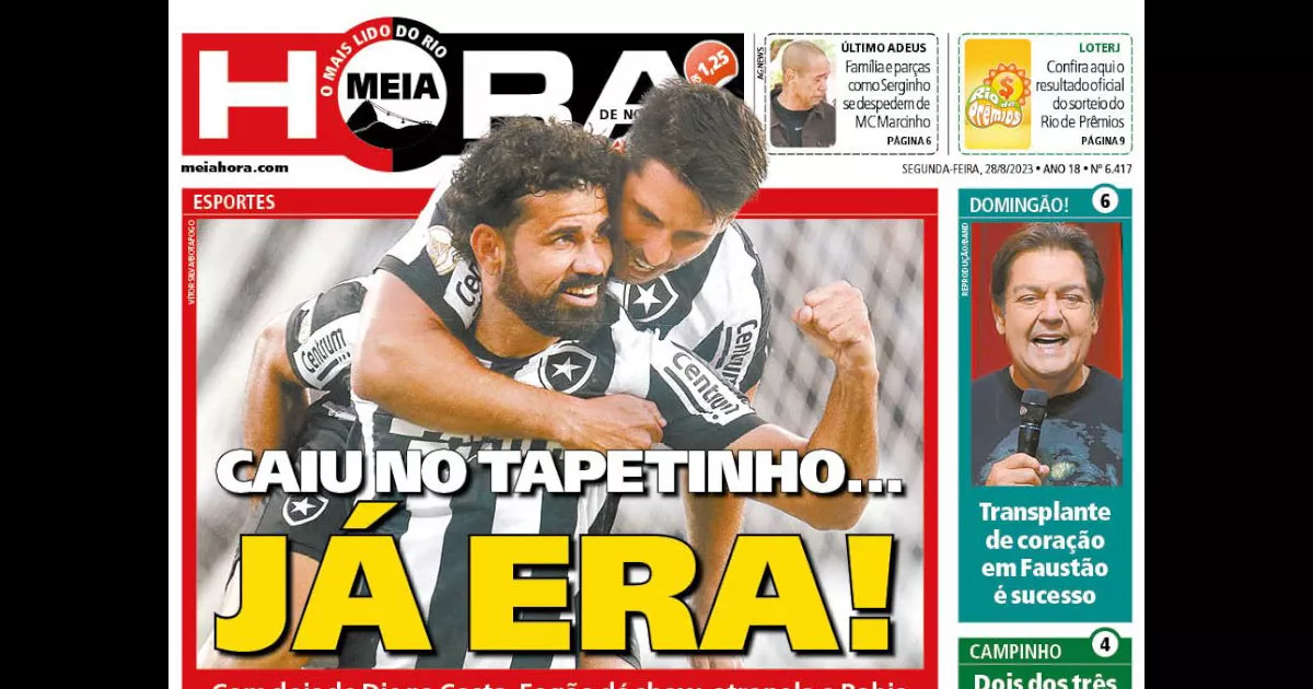 Líder disparado! Veja o que a mídia está falando do Botafogo