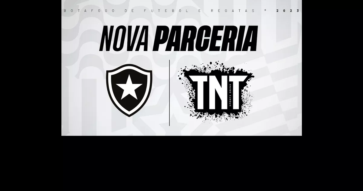 Botafogo fecha parceria com TNT Sports Drink