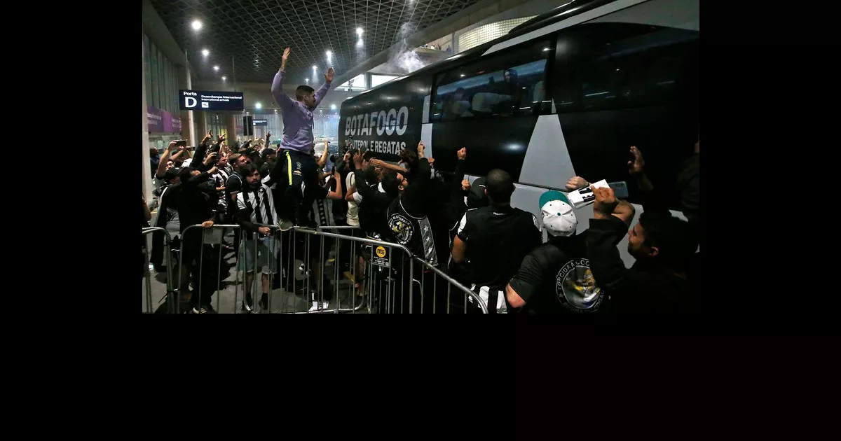 Botafogo chega ao Rio recebendo o carinho de sua torcida