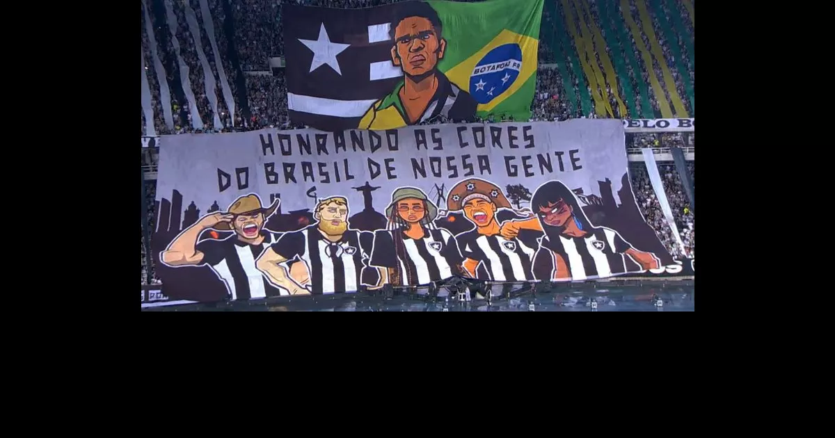 Torcida do Botafogo dá show no Nilton Santos com uma Festa Inesquecível