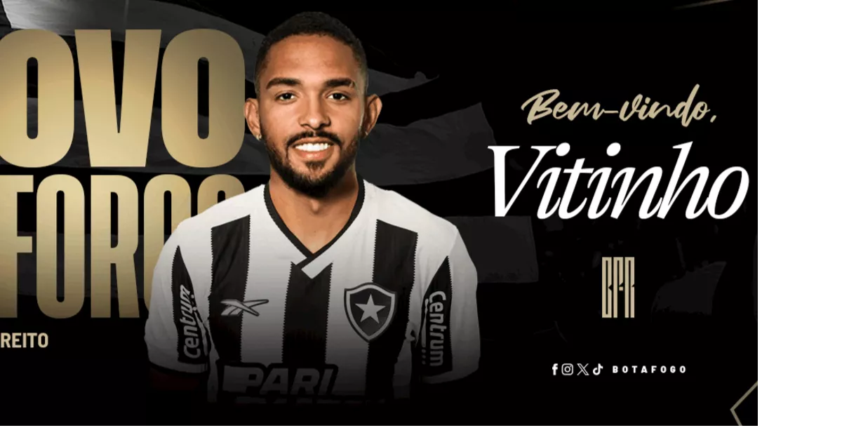 Vitinho é o Novo Reforço do Botafogo: Lateral Assina Contrato até 2029