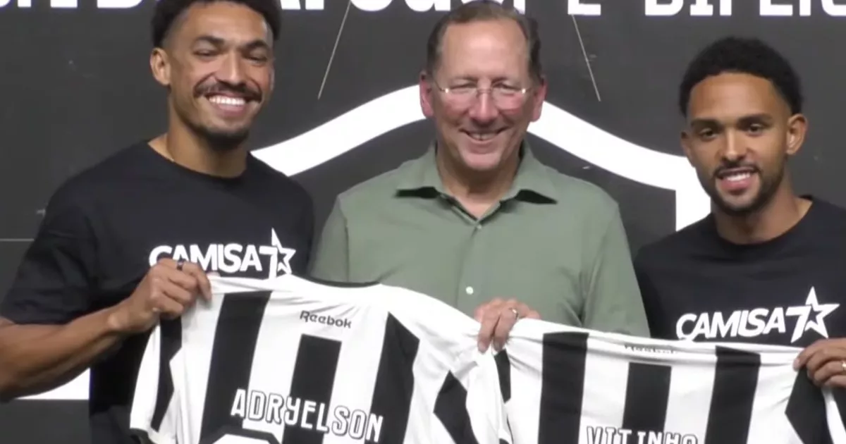 Adryelson e Vitinho são Apresentados no Botafogo e Comentam Expectativas