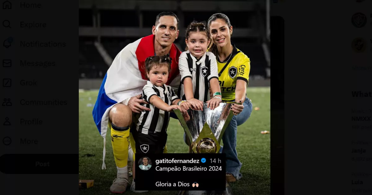 Gatito celebra a conquista da Libertadores e fala sobre renovação de contrato