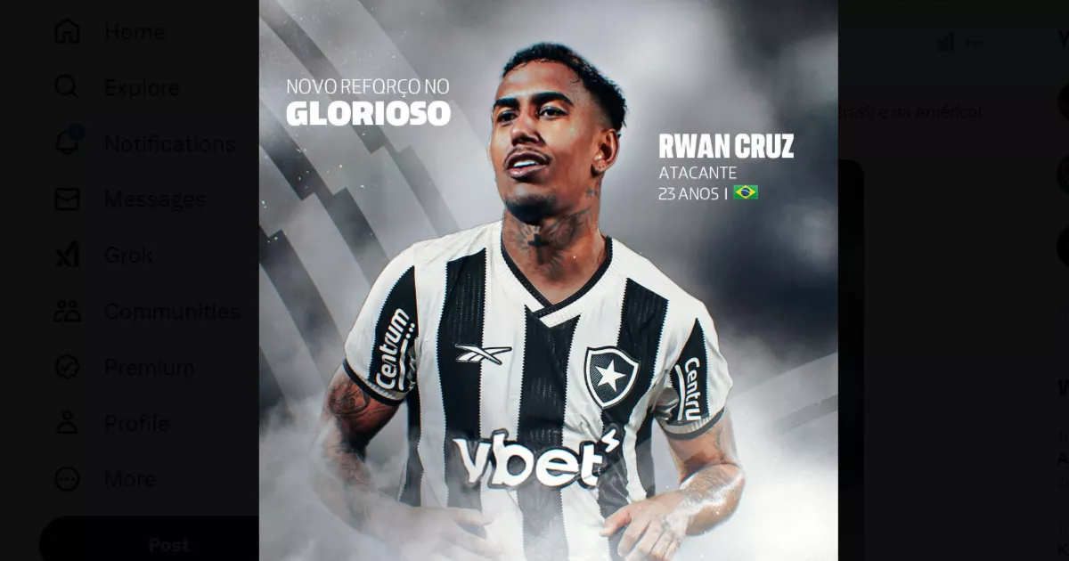 Botafogo Apresenta Rwan Cruz: O Novo Reforço Alvinegro para 2025