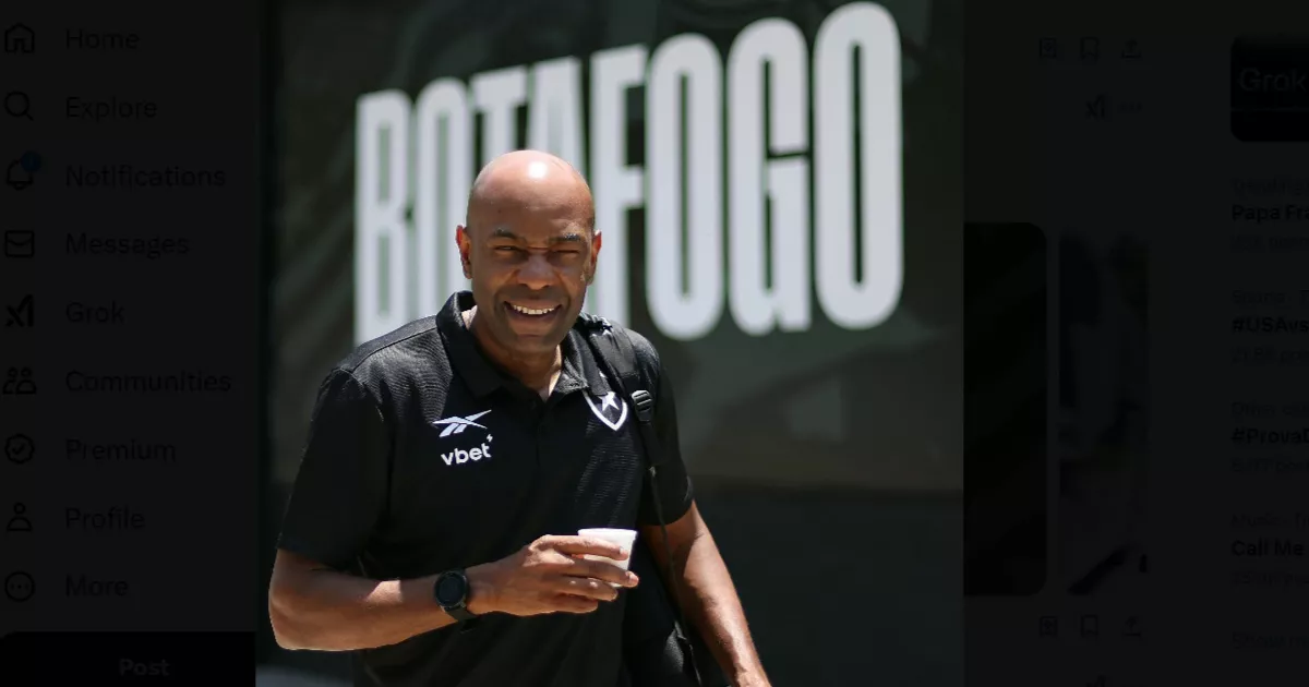 Caçapa Sem Visto da Conmebol e Auxiliar Assina Súmula Como Técnico do Botafogo na Recopa